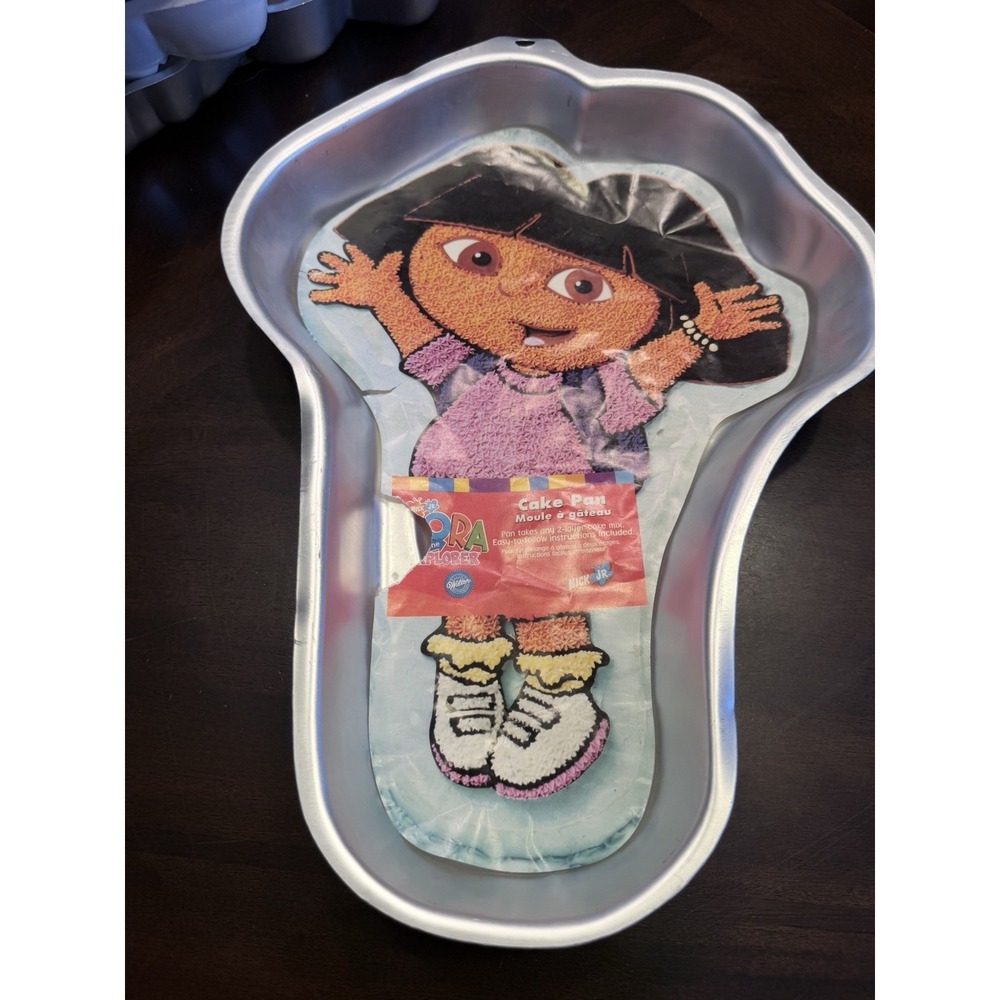 Vintage Wilton Dora The Explorer Cake Pan Mold 2105-6300 insert